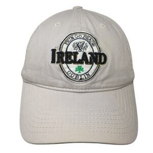 Ireland Dublin Slideback Hat Beige One Size Embroidered Concept One